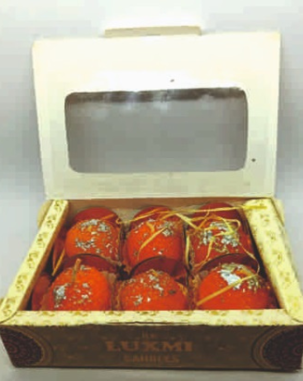 Laddoo Shape Wax Candles – Pack of 6 For Diwali Gifts
