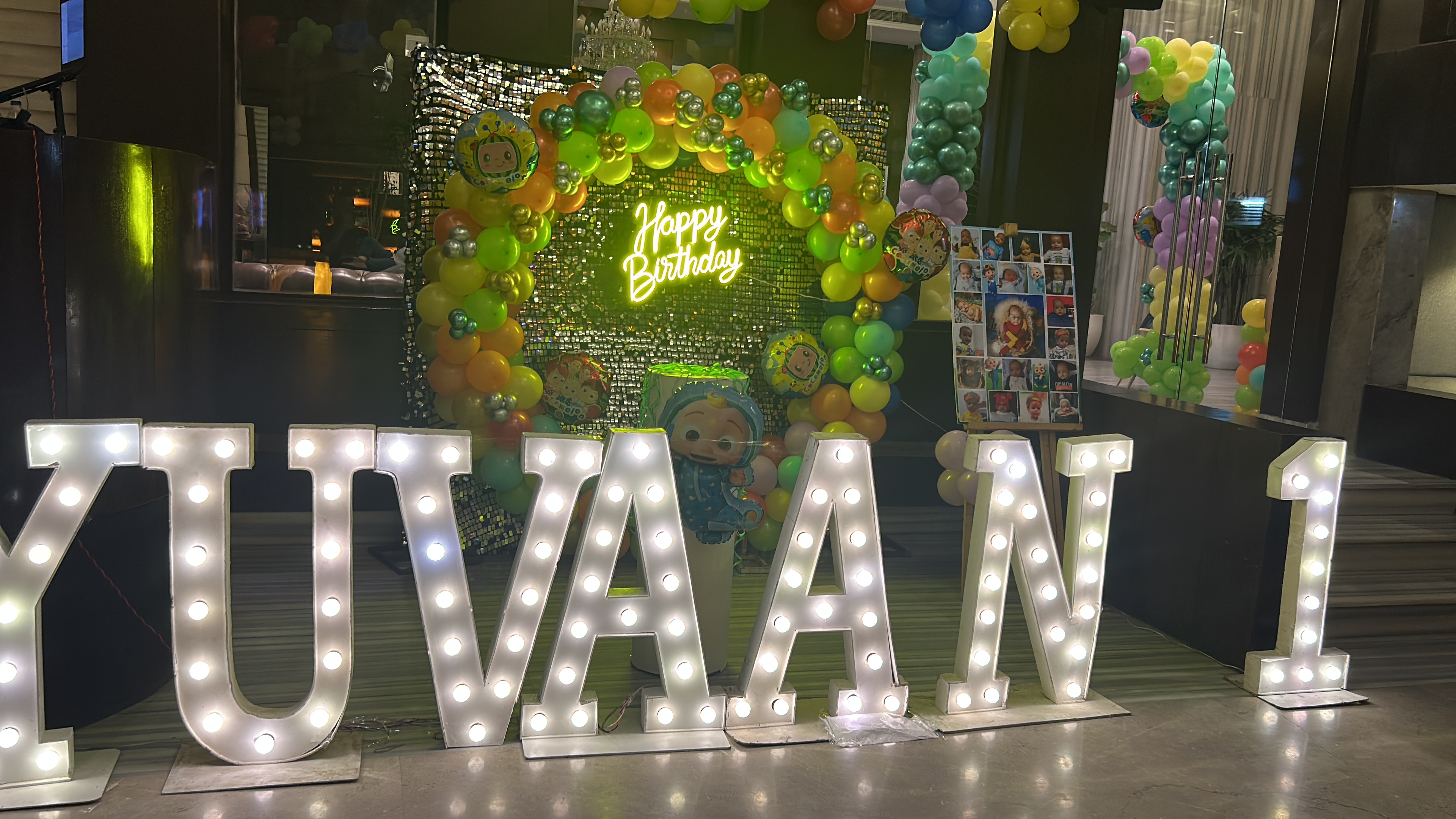 Lighted Name on Rent