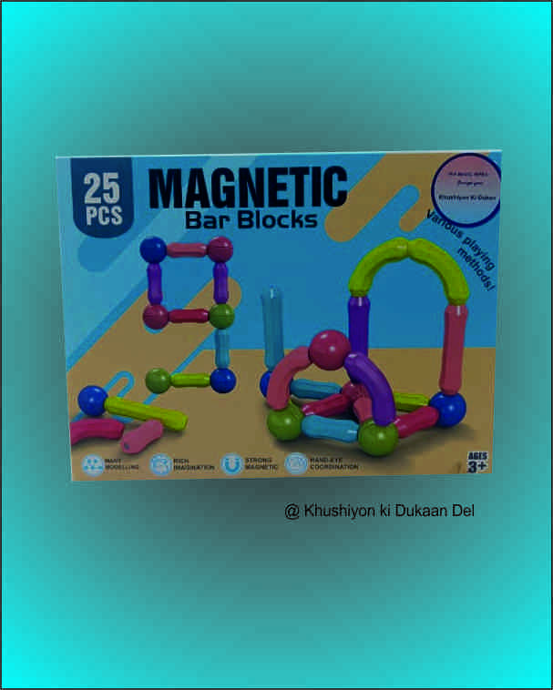 Magnetic Bar Block 25 pcs